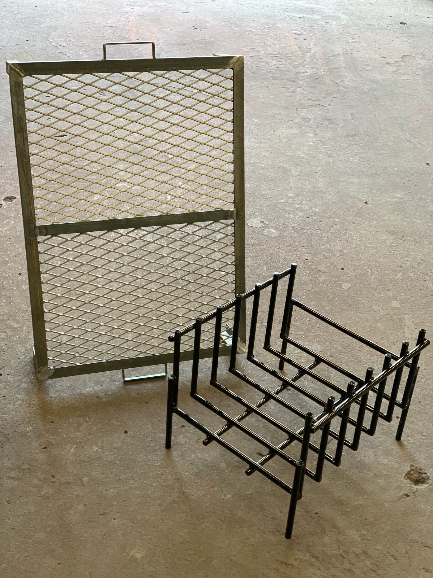 Reja de hierro y metal desplegado